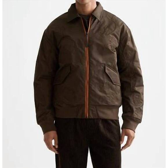 NEW SCOTCH & SODA aviator bomber jacket in demitasse